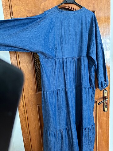 Harika salaş viskon model,tensel kot elbise - Görsel 9