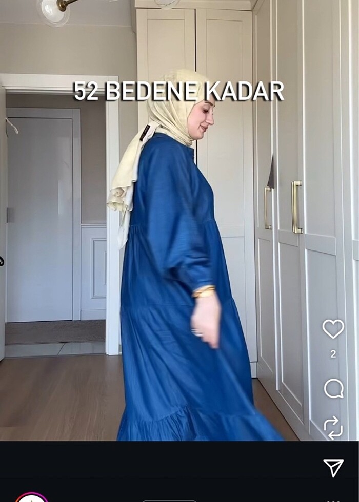 Harika salaş viskon model,tensel kot elbise - Görsel 3