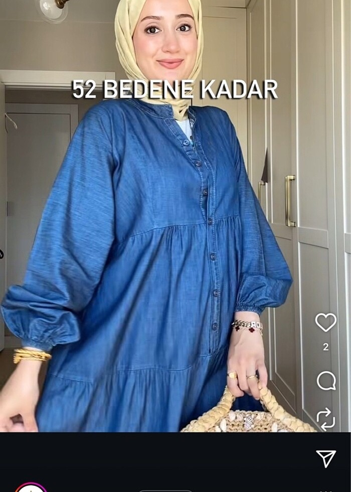 Harika salaş viskon model,tensel kot elbise - Görsel 4