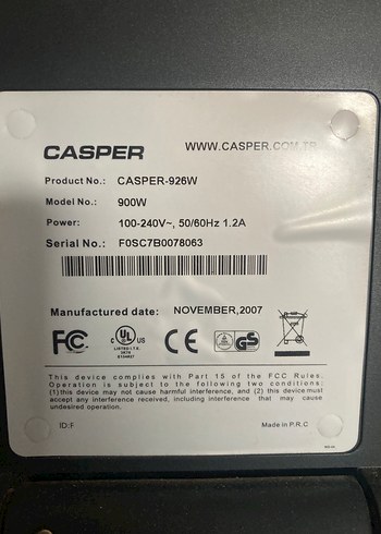 Gri Casper Monitör - Görsel 3