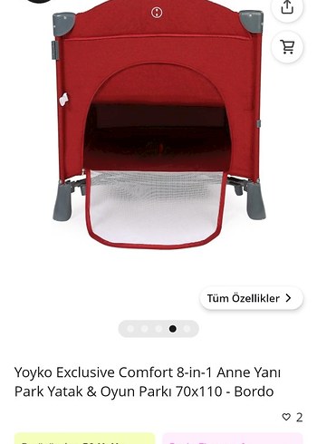 Yoyko Exclusive Comfort 8-in-1 Park Yatak 70x110 - Görsel 4