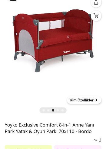 Yoyko Exclusive Comfort 8-in-1 Park Yatak 70x110 - Görsel 3
