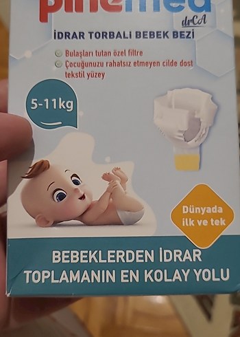 5-11 kg Bebekler İçin İdrar Torbalı Bebek Bezi