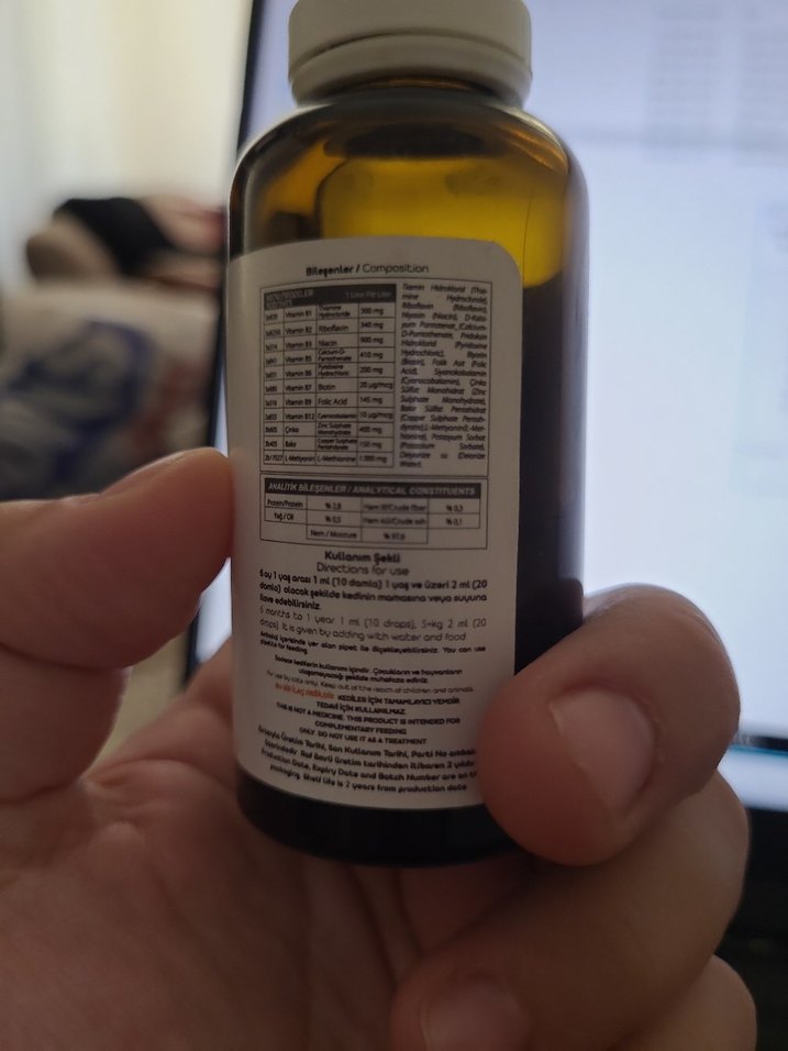 Bej Evcil Hayvan Desteği 50 ml - Görsel 2