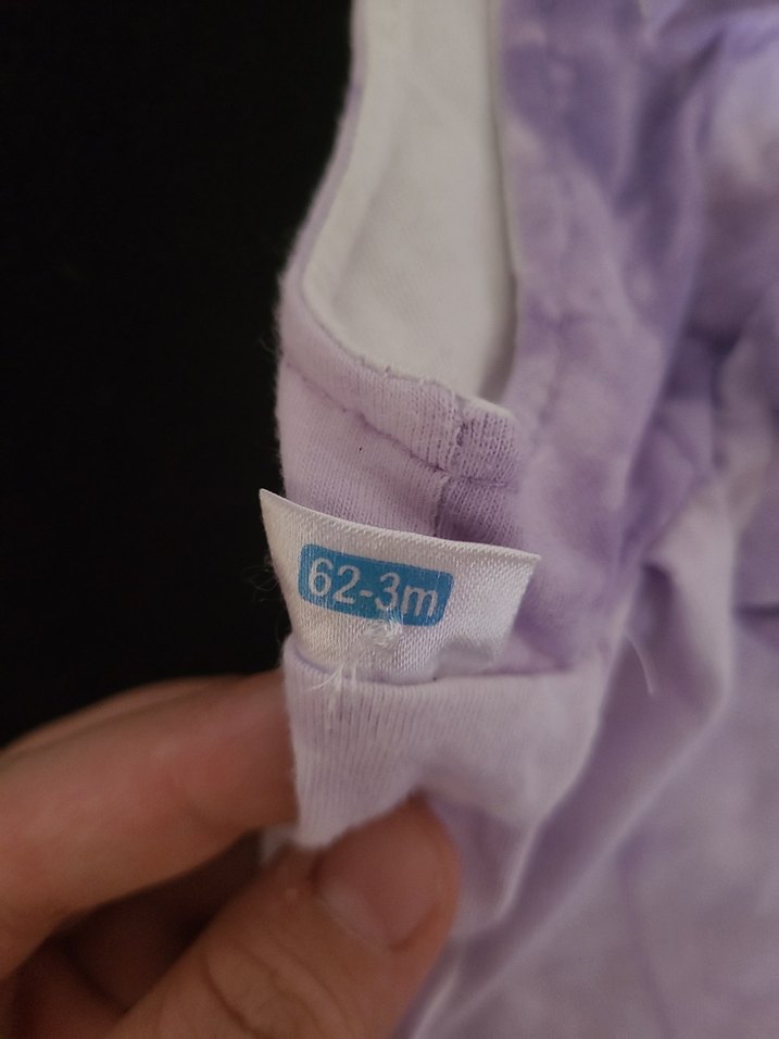 Kız Çocuk Mor Fırfırlı Bağcıklı Tulum - Görsel 4