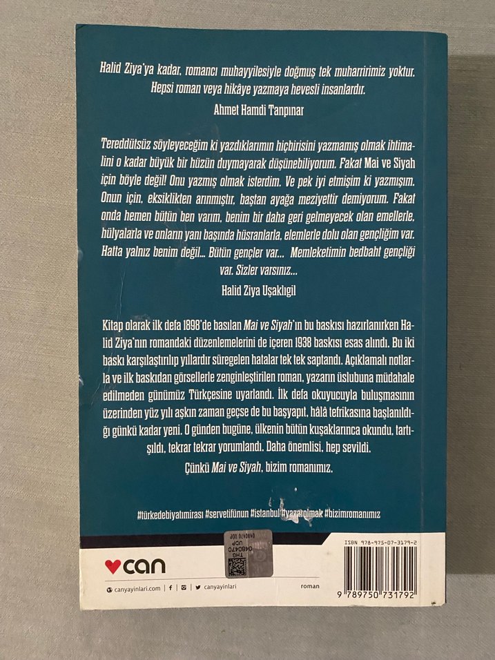 Mai ve Siyah - Halid Ziya Uşaklıgil - Görsel 2