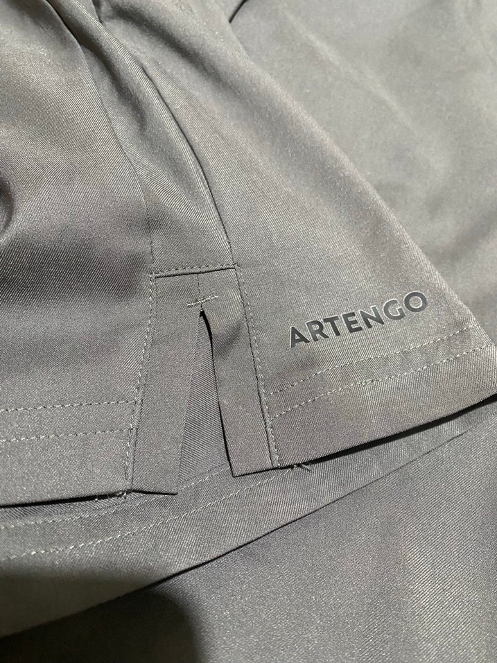 Gri Kısa Spor Şort - Görsel 3