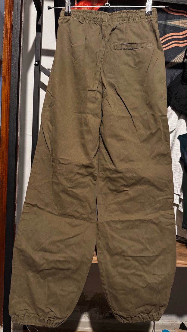 Kadın Salaş Haki Pantolon - Görsel 2