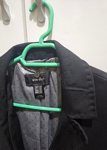 MNG Suit Kadın Ceket - Siyah, Biker Stili - Görsel 3