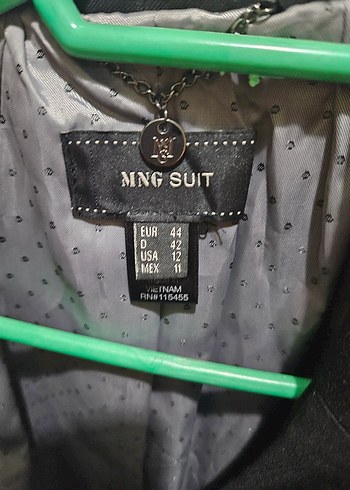 MNG Suit Kadın Ceket - Siyah, Biker Stili - Görsel 2