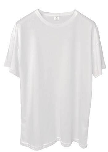 Basic Oversize % 100 Pamuk Beyaz Tişört - Görsel 2