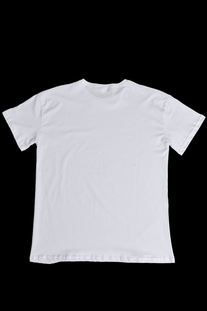 Basic Oversize % 100 Pamuk 5 adet Beyaz Tişört - Görsel 2