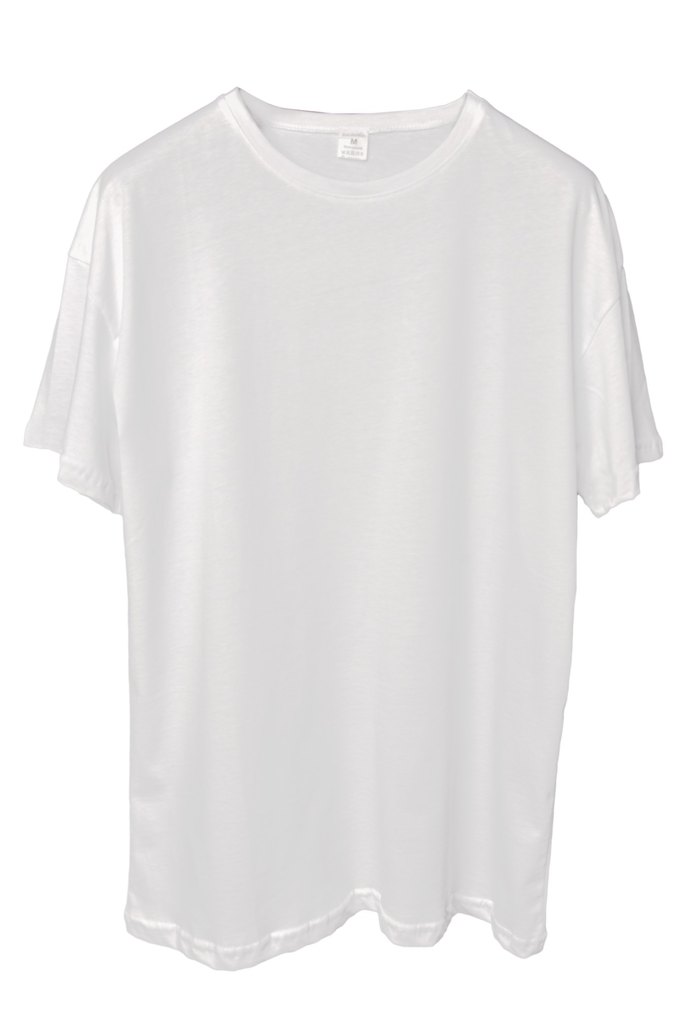 Basic Oversize % 100 Pamuk 5 adet Beyaz Tişört - Görsel 3