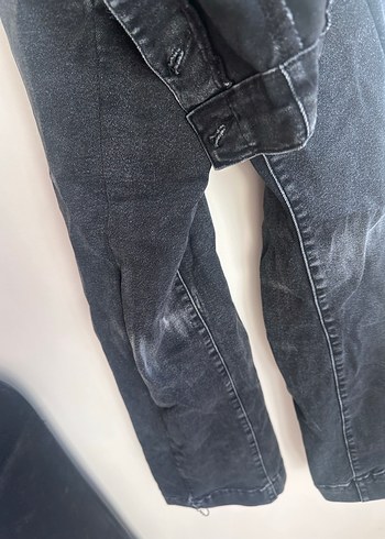 kadın Siyah kot pantolon - Görsel 2