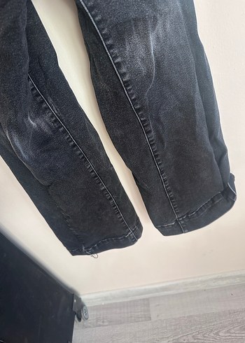 kadın Siyah kot pantolon - Görsel 3