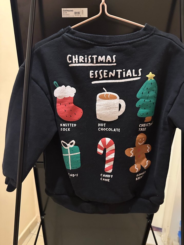 Zara Erkek Çocuk Siyah Baskılı Sweatshirt - Görsel 5