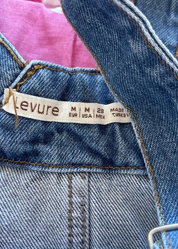 Kızlar için Ayarlanabilir Askılı Denim Salopet - Görsel 2