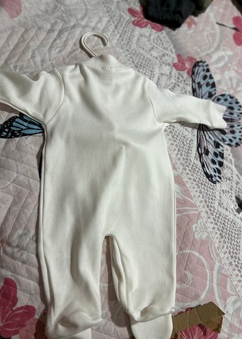 Beyaz Pamuklu Bebek Hastane Kıyafeti - Görsel 4