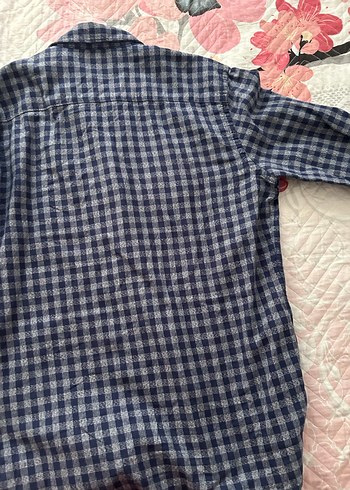 Colins marka Gri Pamuklu Ekose Erkek Gömlek - Görsel 4