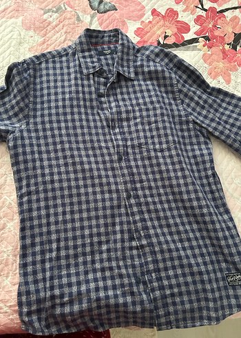 Colins marka Gri Pamuklu Ekose Erkek Gömlek - Görsel 2