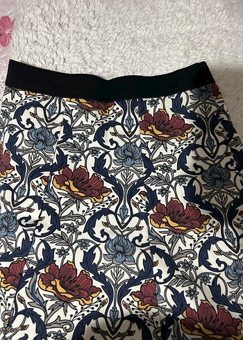 Çiçek Desenli Bohem Etek - Görsel 2