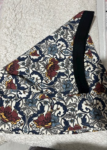 Çiçek Desenli Bohem Etek - Görsel 3