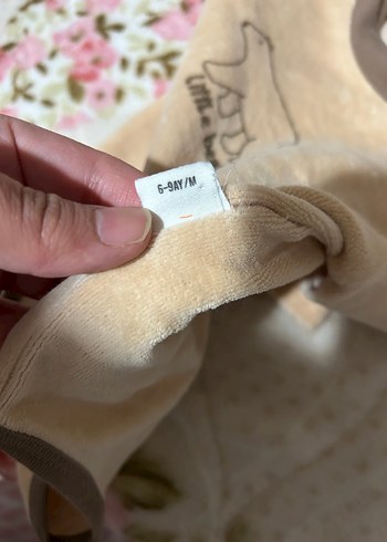 Uzun Kollu Örme Bebek Body - KahverengiTurkuaz - Görsel 5