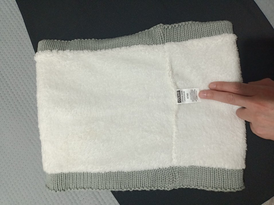 Gri Örgü boyunluk - Görsel 3