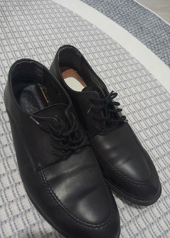 Siyah Deri Erkek Klasik Ofis Ayakkabısı - Görsel 2