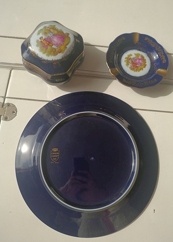 Limoges Cobalt serisi 22k Gold - Görsel 2