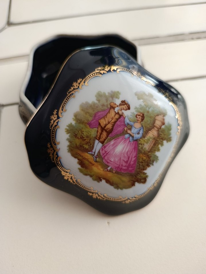 Limoges Cobalt serisi 22k Gold - Görsel 3