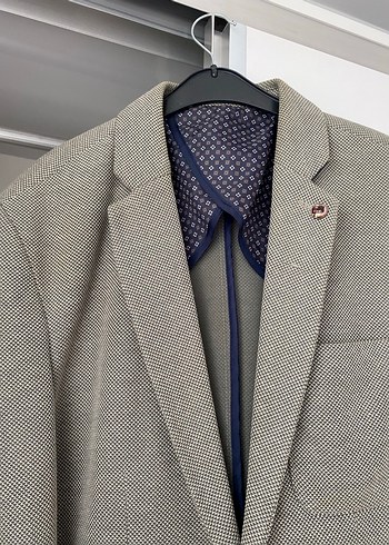 Gri Erkek Regular Fit Ofis Takım Ceketi - Görsel 3