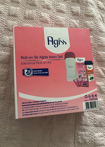 Beden Agiss Elektrikli Roll-on Sir Ağda Isıtıcı Set