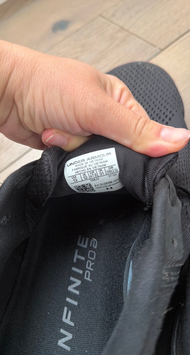 Under Armour Siyah Erkek Spor Ayakkabı Bağcıklı - Görsel 2