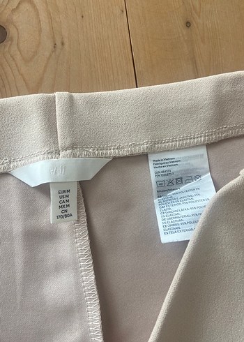 bej h&m kumas pantolon - Görsel 3