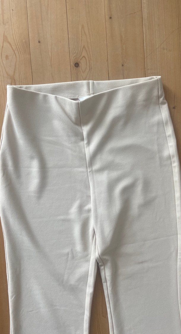 bej h&m kumas pantolon - Görsel 2