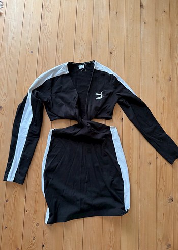 Puma Siyah Beyaz Spor Elbise