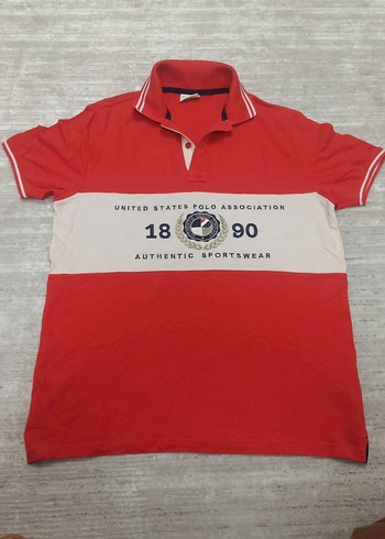 Kırmızı Düğmeli Erkek Polo Tişört - Görsel 2