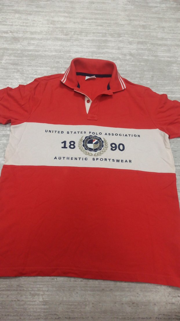 Kırmızı Düğmeli Erkek Polo Tişört - Görsel 4