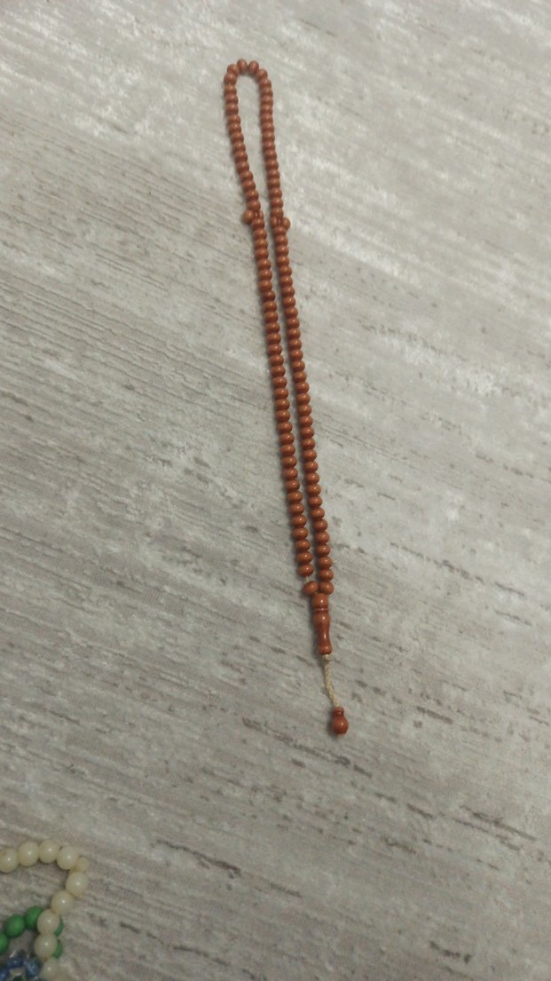 Parlak Kahverengi Minimalist Erkek Tesbih - Görsel 2