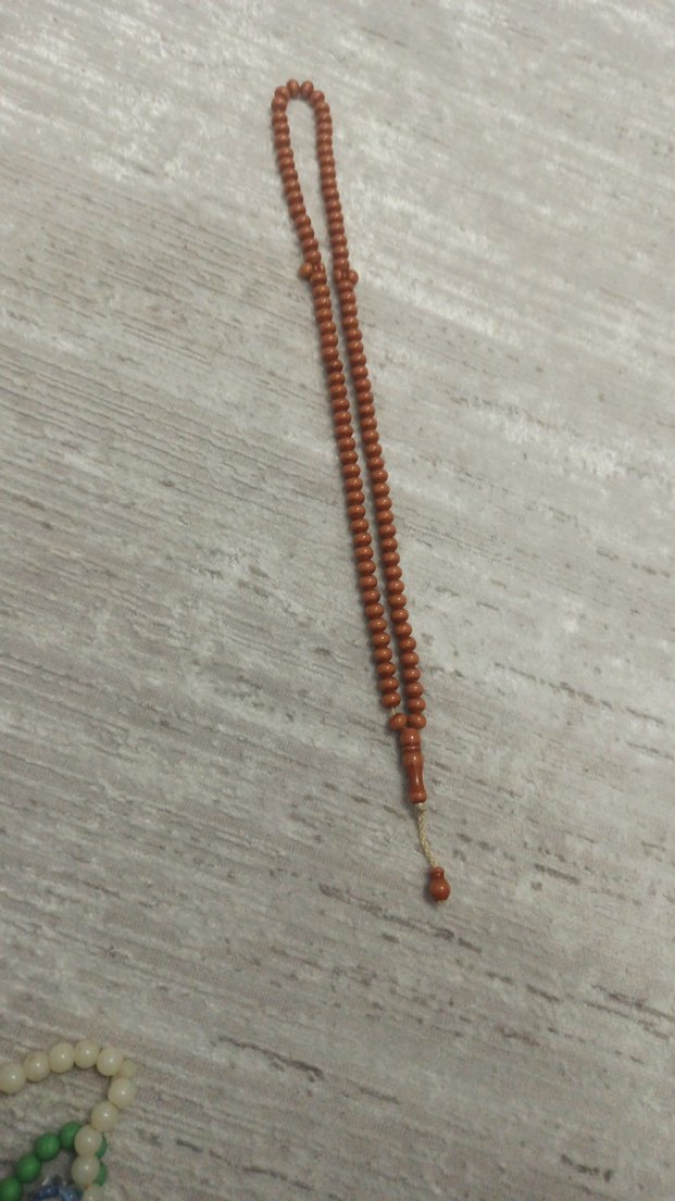 Parlak Kahverengi Minimalist Erkek Tesbih - Görsel 3