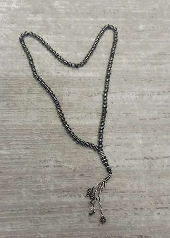 Bohem Gri Erkek Tesbih - Görsel 3