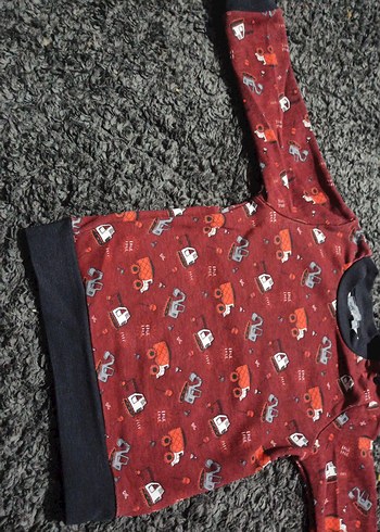 Kırmızı Erkek Çocuk Uzun Kollu Sweatshirt - Görsel 5