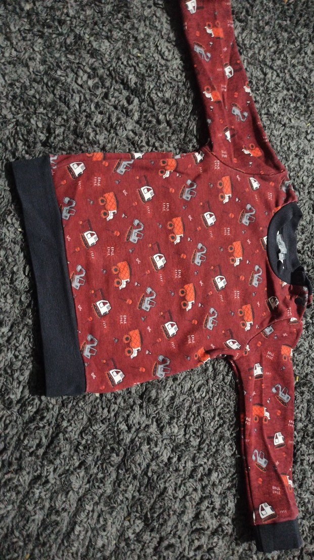 Kırmızı Erkek Çocuk Uzun Kollu Sweatshirt - Görsel 4