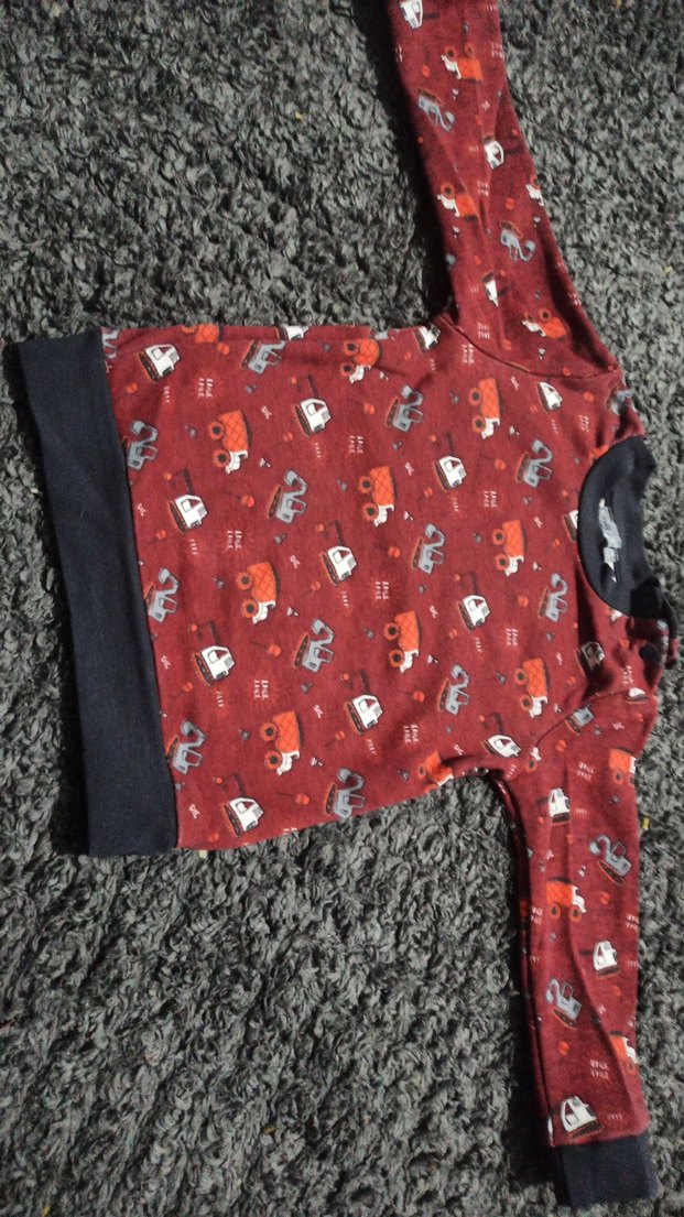 Kırmızı Erkek Çocuk Uzun Kollu Sweatshirt - Görsel 3