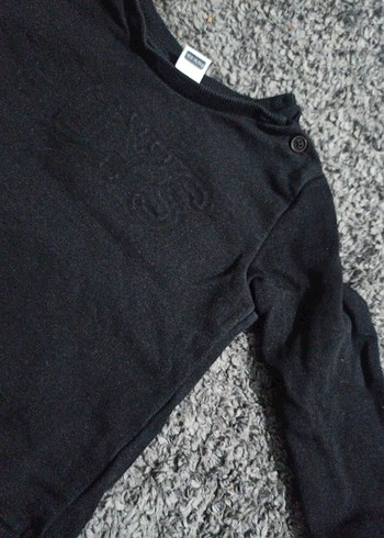 Erkek Çocuk Gri Uzun Kollu Sweatshirt - Görsel 3