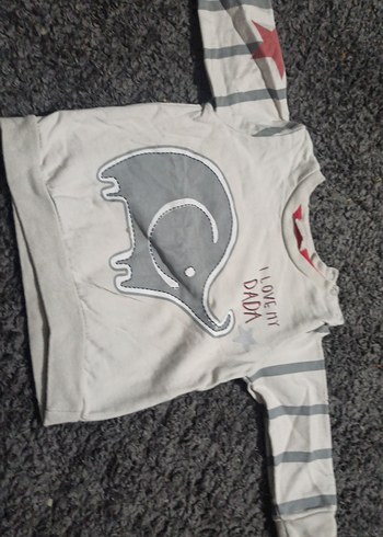 Gri Erkek Çocuk Uzun Kollu Sweatshirt - Görsel 3