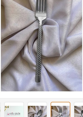 Gül Çelik 30 Parça Siyah Çatal Kaşık Seti - Görsel 4