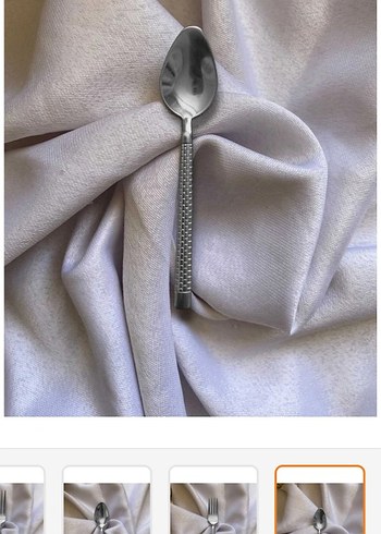 Gül Çelik 30 Parça Siyah Çatal Kaşık Seti - Görsel 5