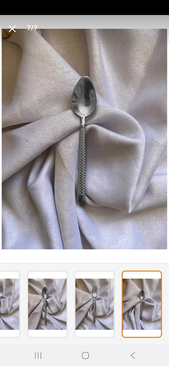 Gül Çelik 30 Parça Siyah Çatal Kaşık Seti - Görsel 5